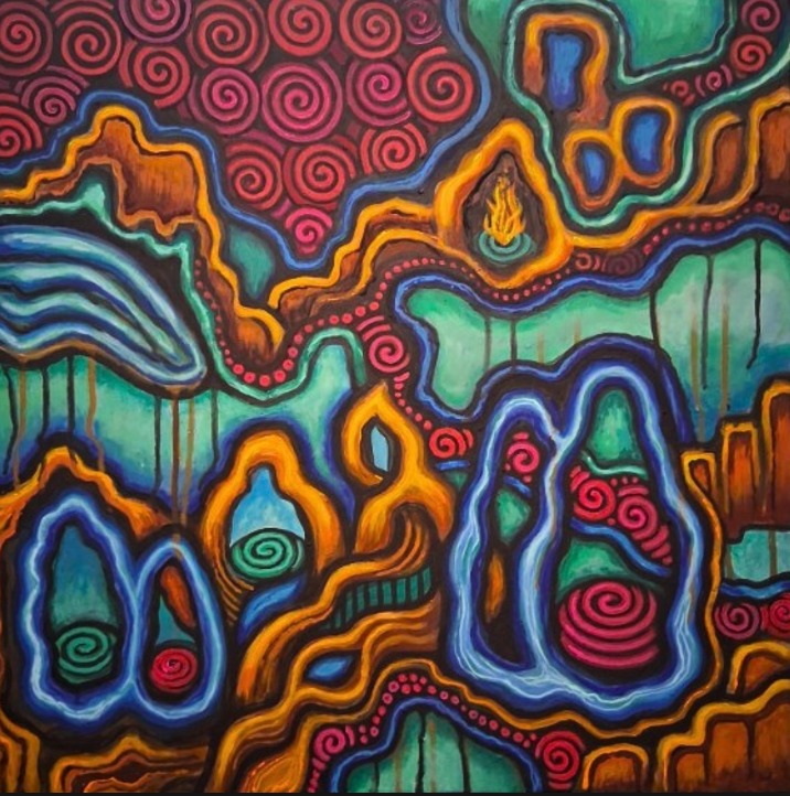 Home Hoehlenfeuer mit Kringelriss