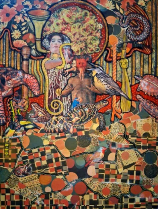 Home Klimt unterm Spaghettimond